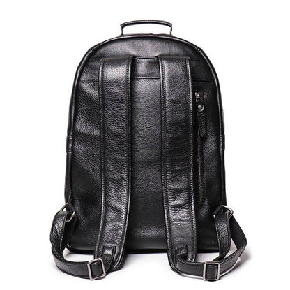 Mens leather backpack