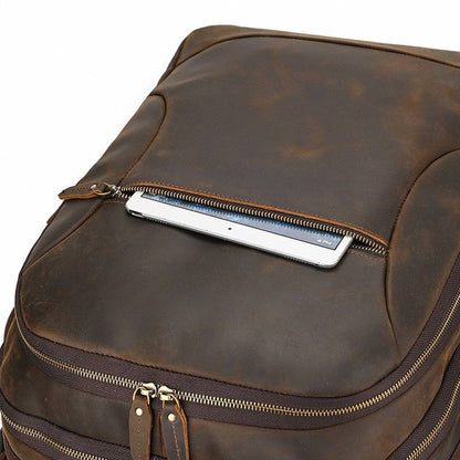 Vintage Leather Backpack