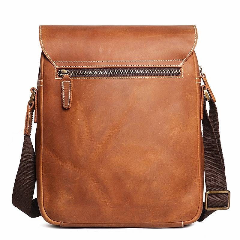 leather messenger bag for men