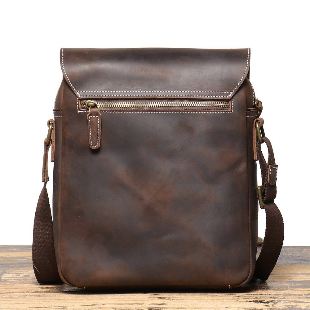 leather messenger bag for men