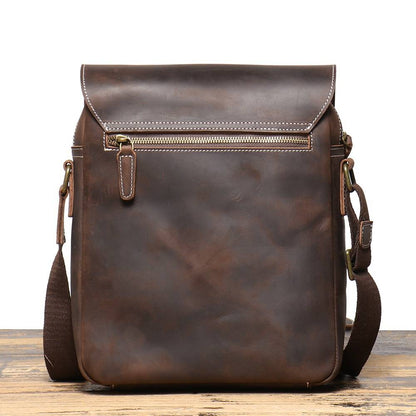 leather messenger bag for men