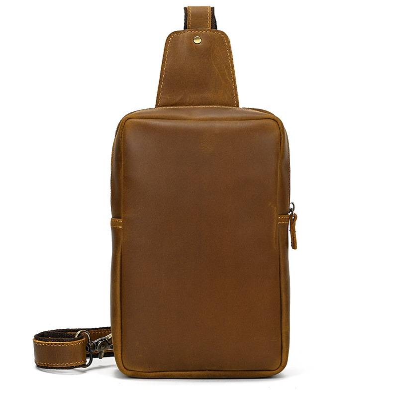 leather sling backpack 