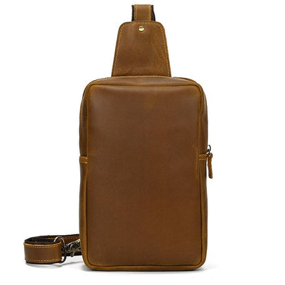 leather sling backpack 