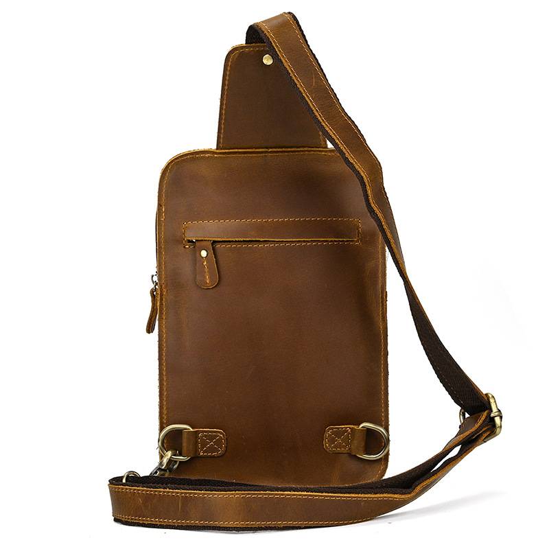 leather sling backpack 