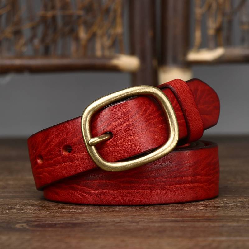 Vintage Handmade Casual Women Belt for Jeans-1.1" Width