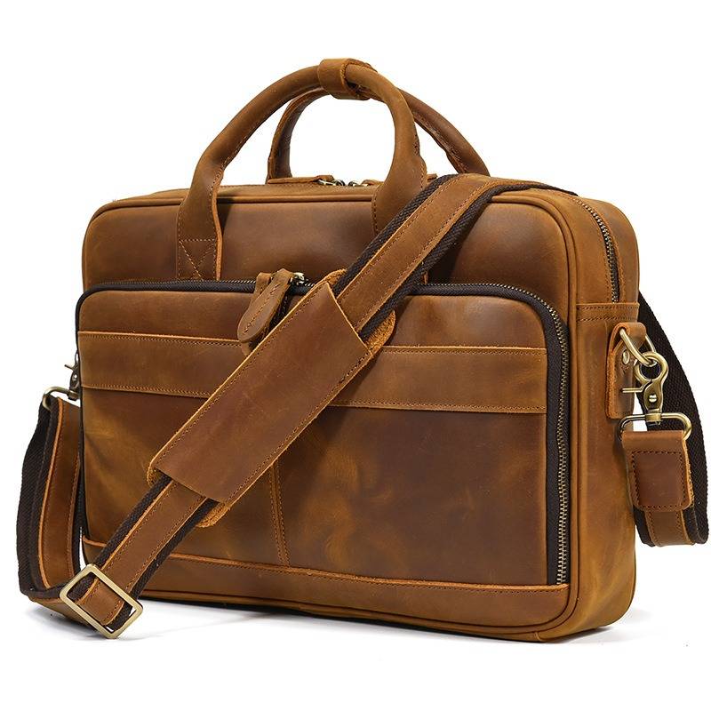 male leather briefcase