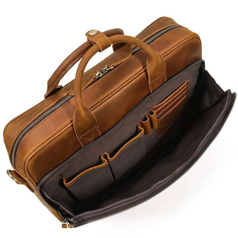 male leather briefcase