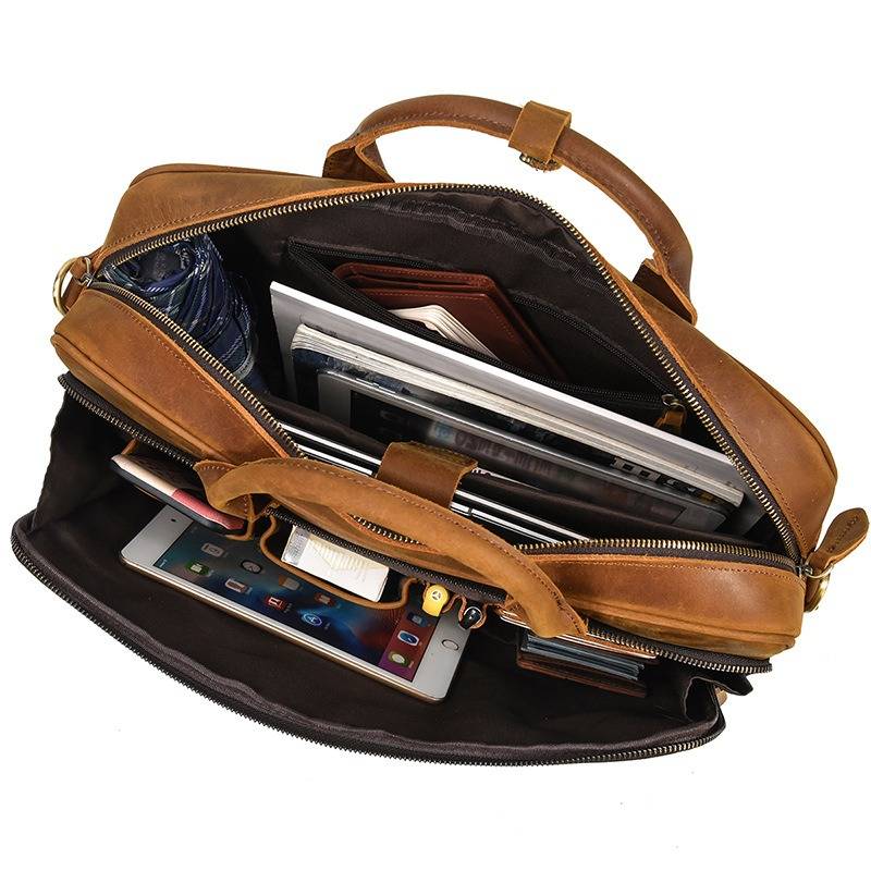 male leather briefcase 