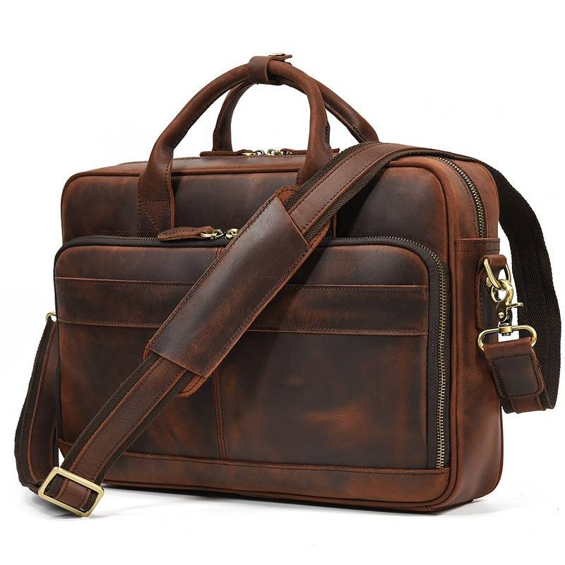 male leather briefcase