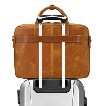 male leather briefcase