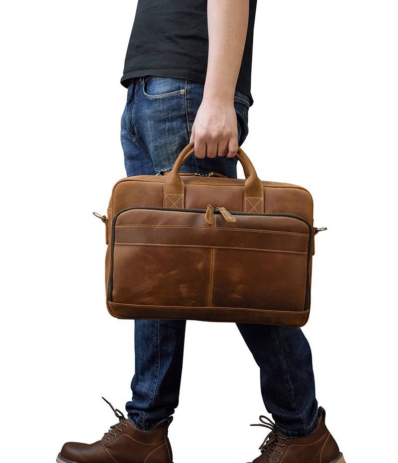 male leather briefcase