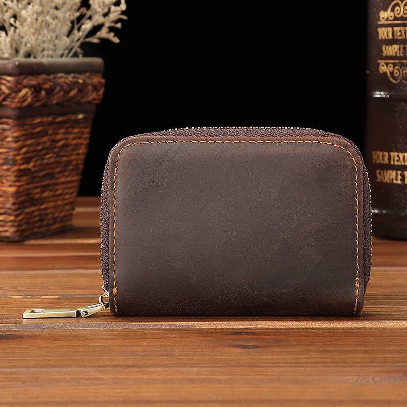 mens zipper wallet