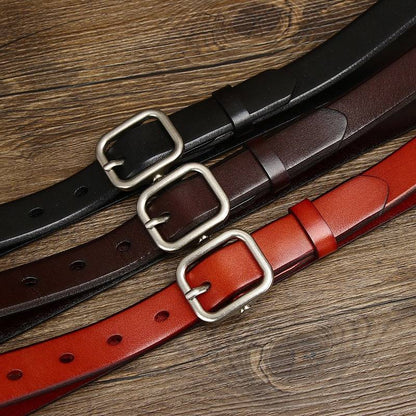 skinny leather belt womens