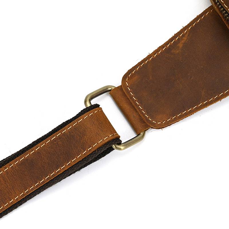 vintage leather sling bag